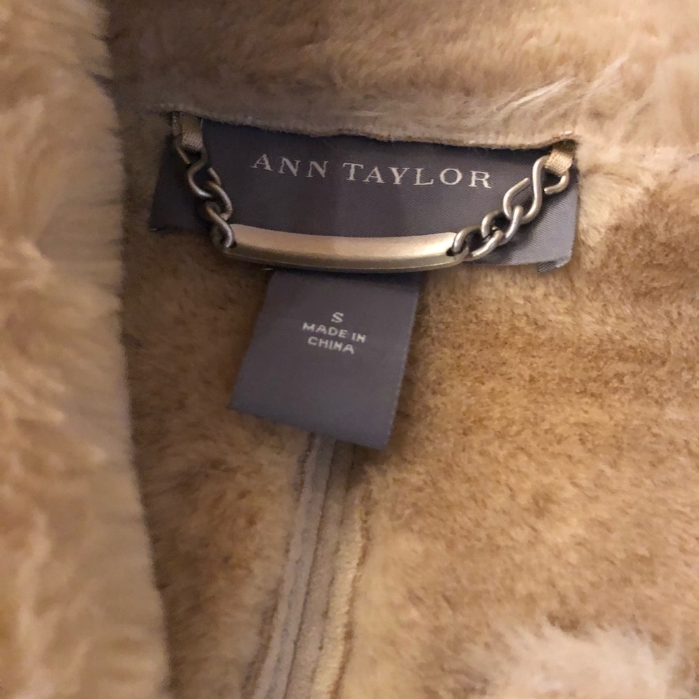 Vintage Ann Taylor Sherpa Coat
